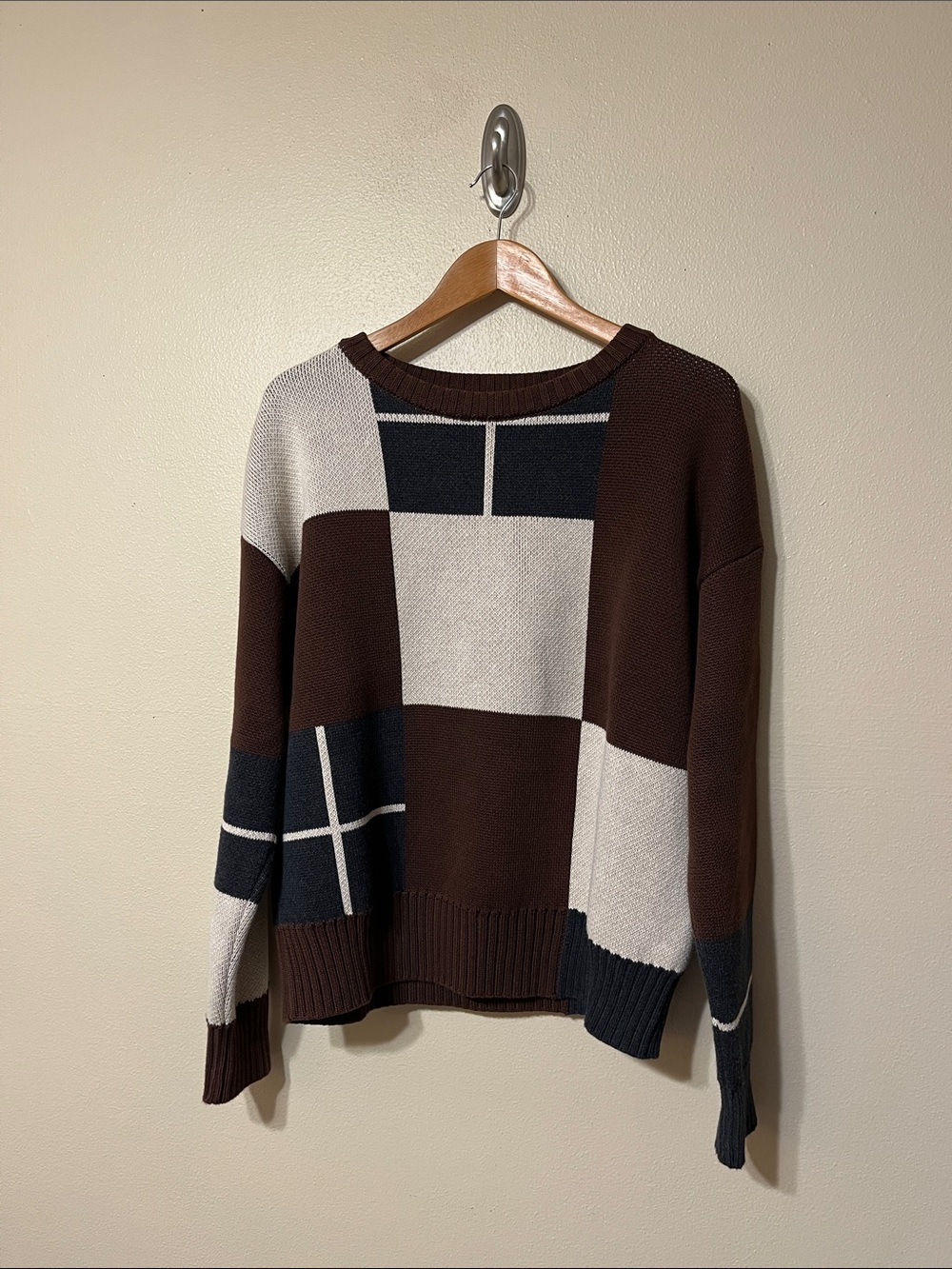 KOTN Patchwork Crewneck Sweater